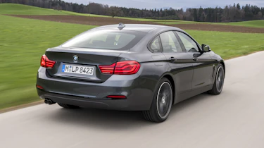 BMW 4 Series Gran Coupe rear 3/4 tracking