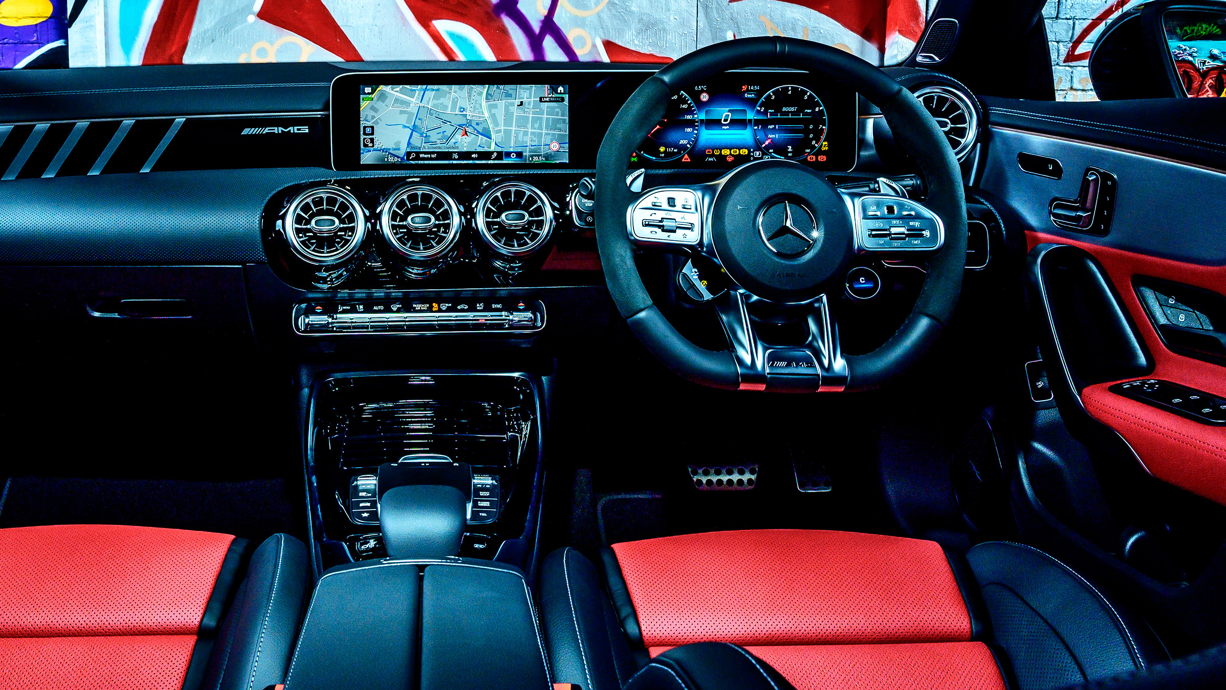 Mercedes-AMG CLA 45 saloon interior