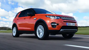Land Rover Discovery Sport - front 3/4 driving