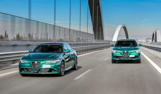 Alfa Romeo Giulia and Stelvio Quadrifoglio driving