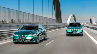 Alfa Romeo Giulia and Stelvio Quadrifoglio driving