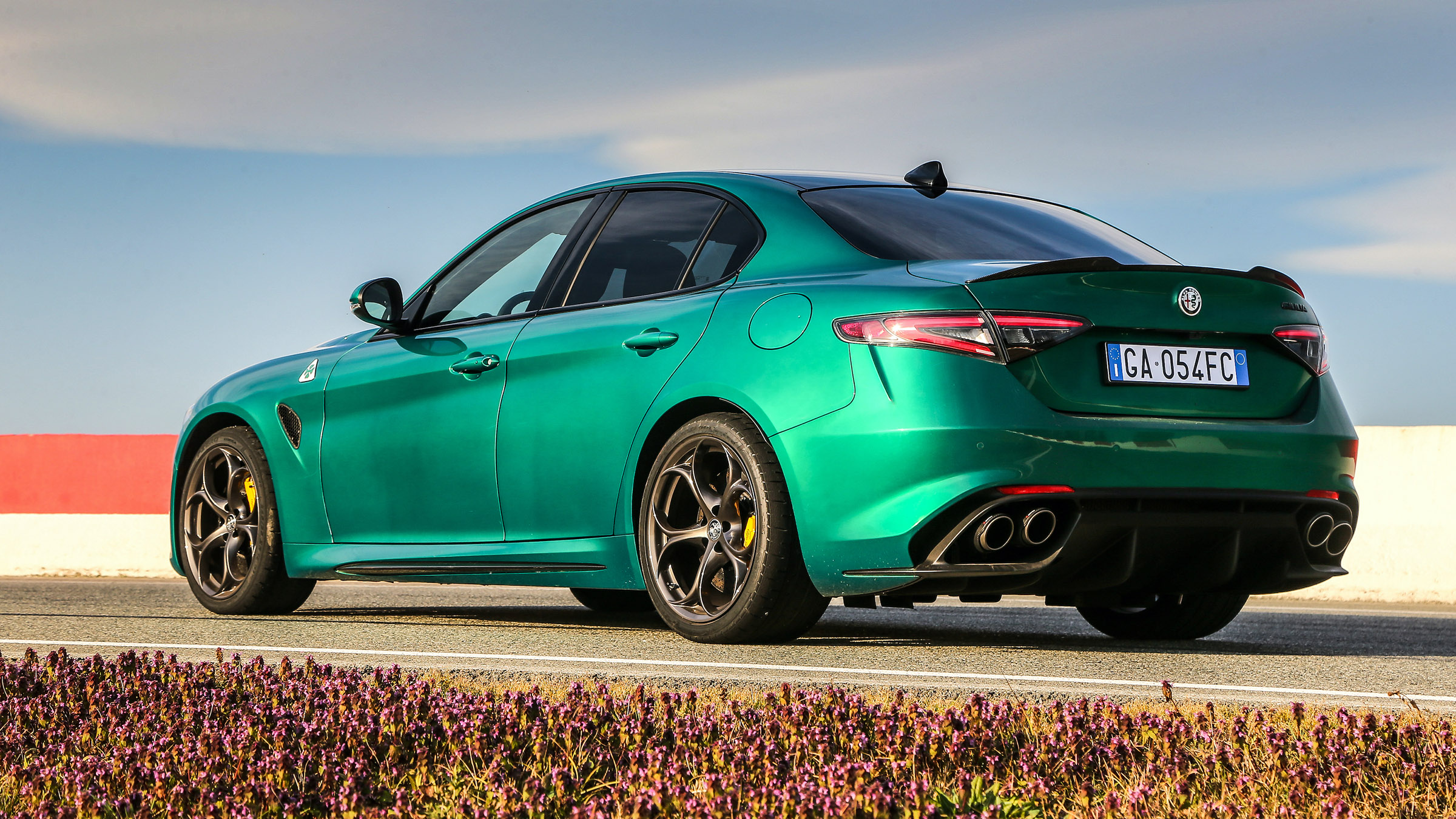 Alfa Romeo Giulia Quadrifoglio rear view