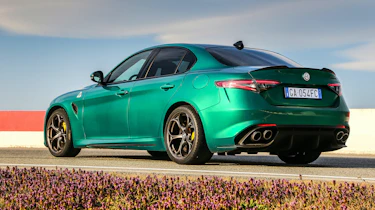 Alfa Romeo Giulia Quadrifoglio rear view