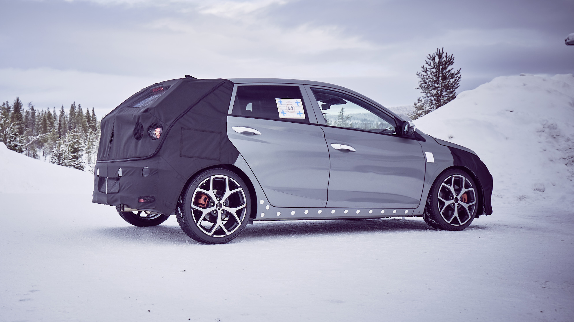 2020 Hyundai i20 N prototype - rear 3/4 view