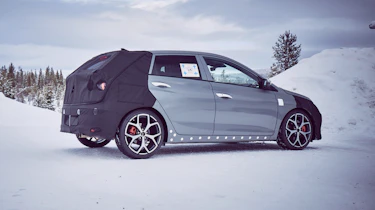 2020 Hyundai i20 N prototype - rear 3/4 view