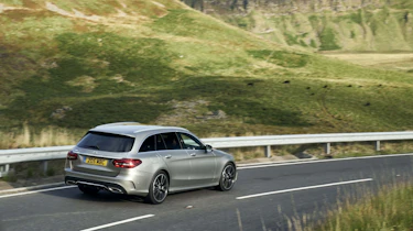 Mercedes C-Class Estate rear 3/4 driving