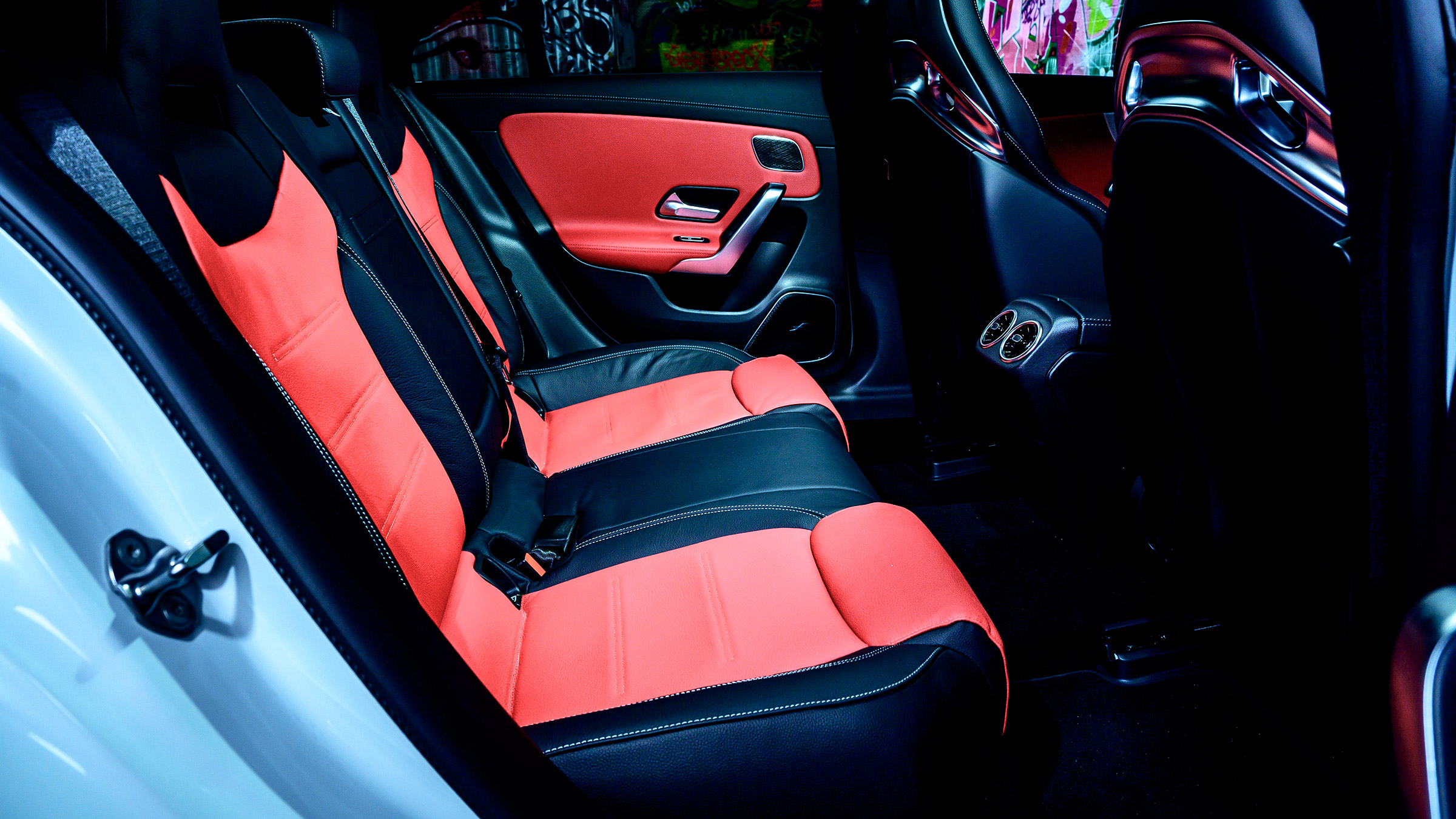 Mercedes-AMG CLA 45 saloon rear seats