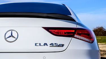 Mercedes-AMG CLA 45 saloon boot badge