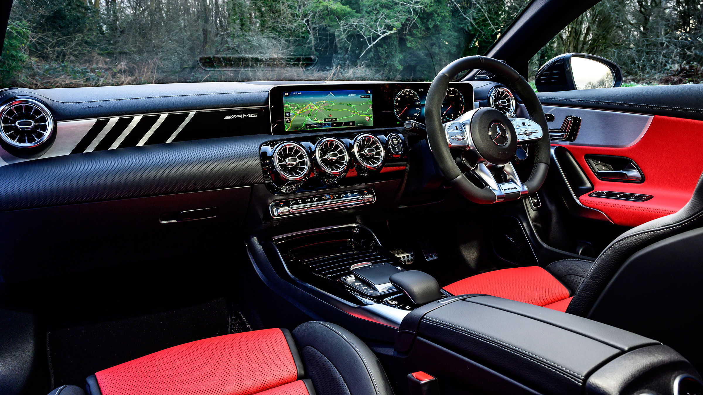 Mercedes-AMG CLA 45 saloon dashboard