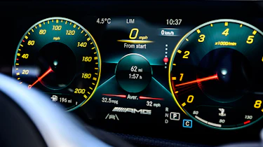 Mercedes-AMG CLA 45 saloon digital instruments