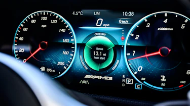 Mercedes-AMG CLA 45 saloon instrument display