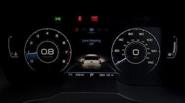 SsangYong Tivoli digital instrument cluster