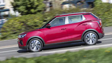 SsangYong Tivoli driving - side view