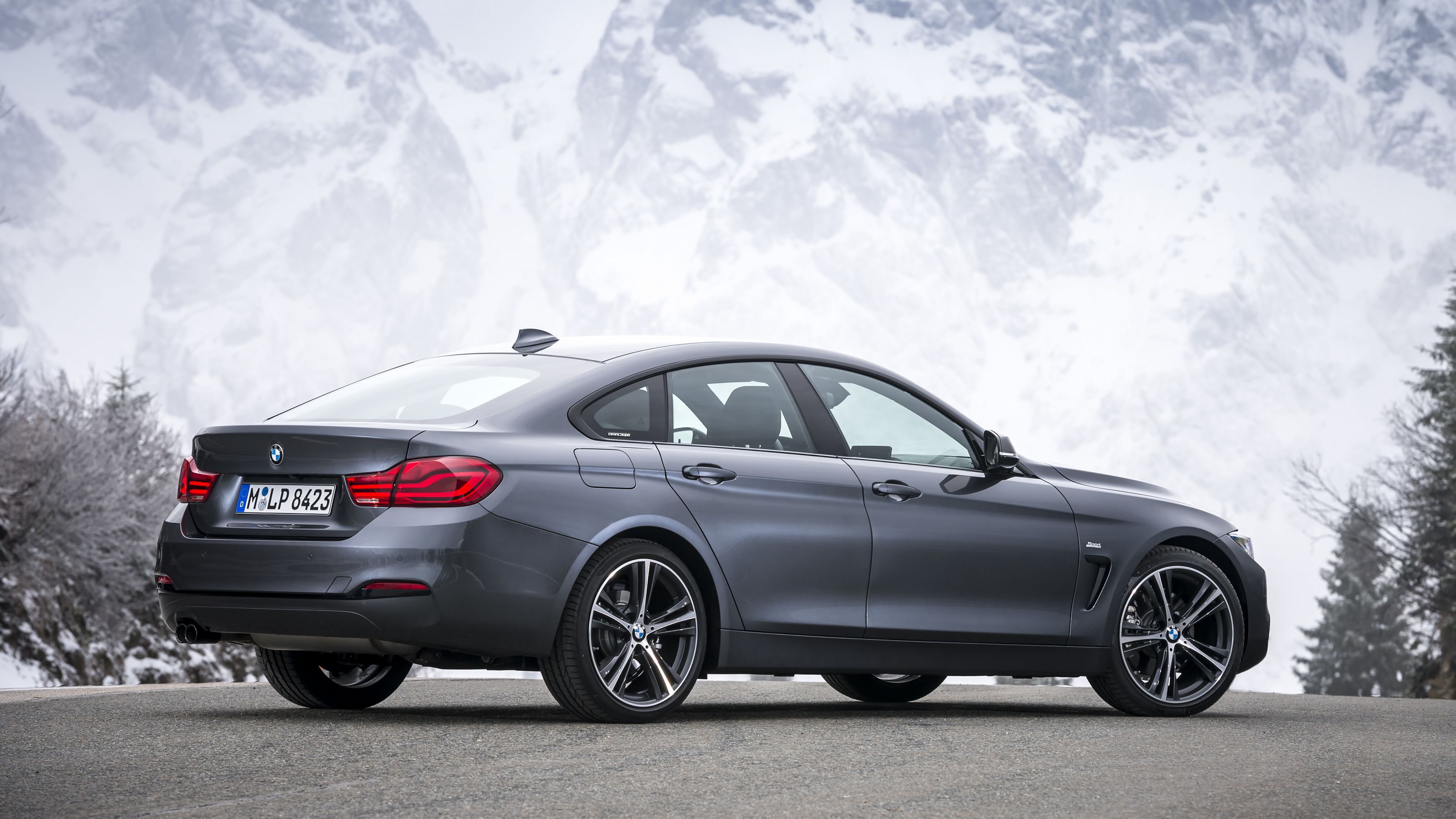 BMW 4 Series Gran Coupe rear 3/4 static