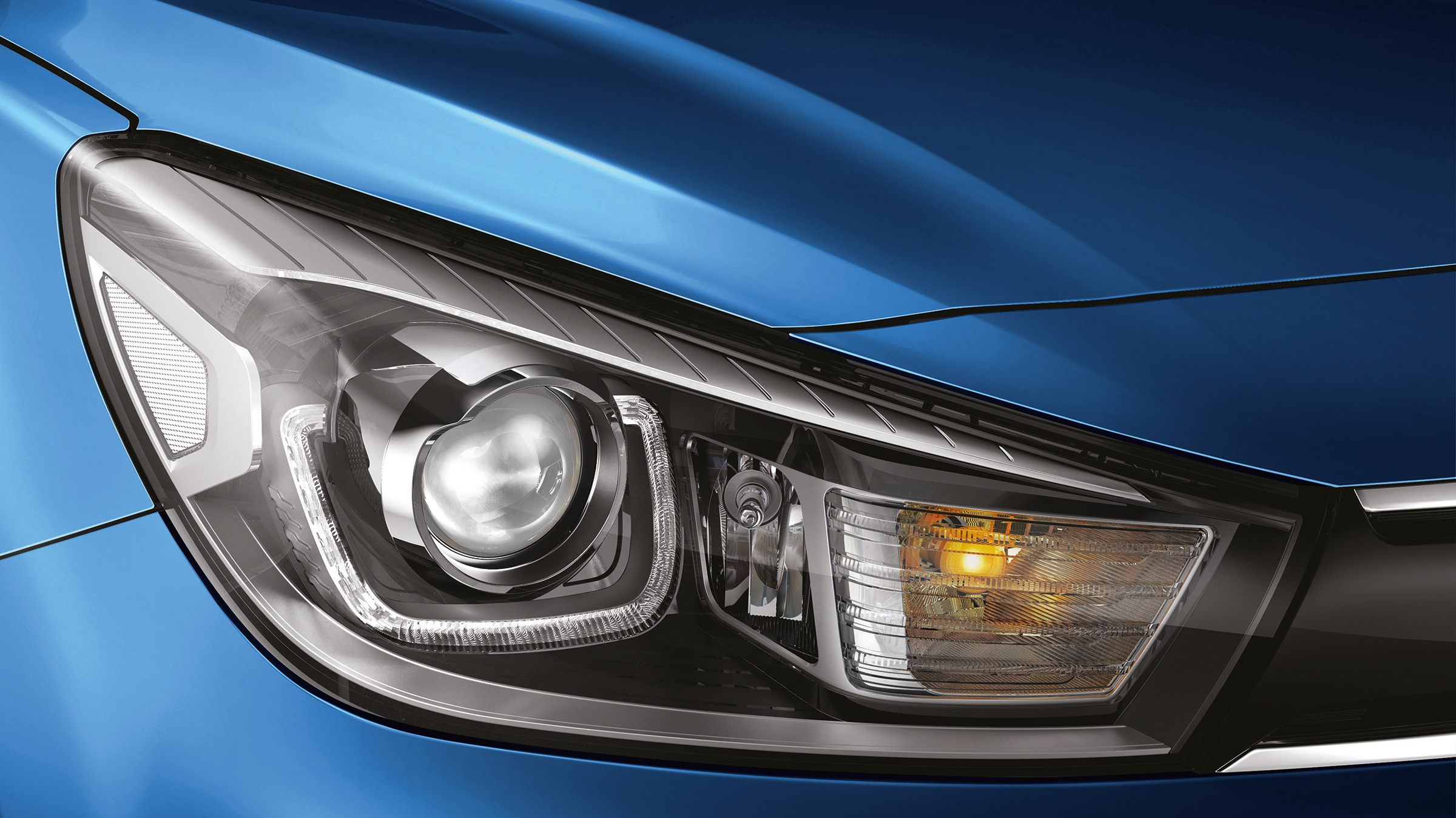Kia Rio headlight