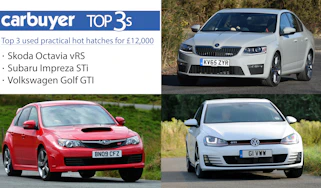 Top 3 used practical hot hatches for £12,000