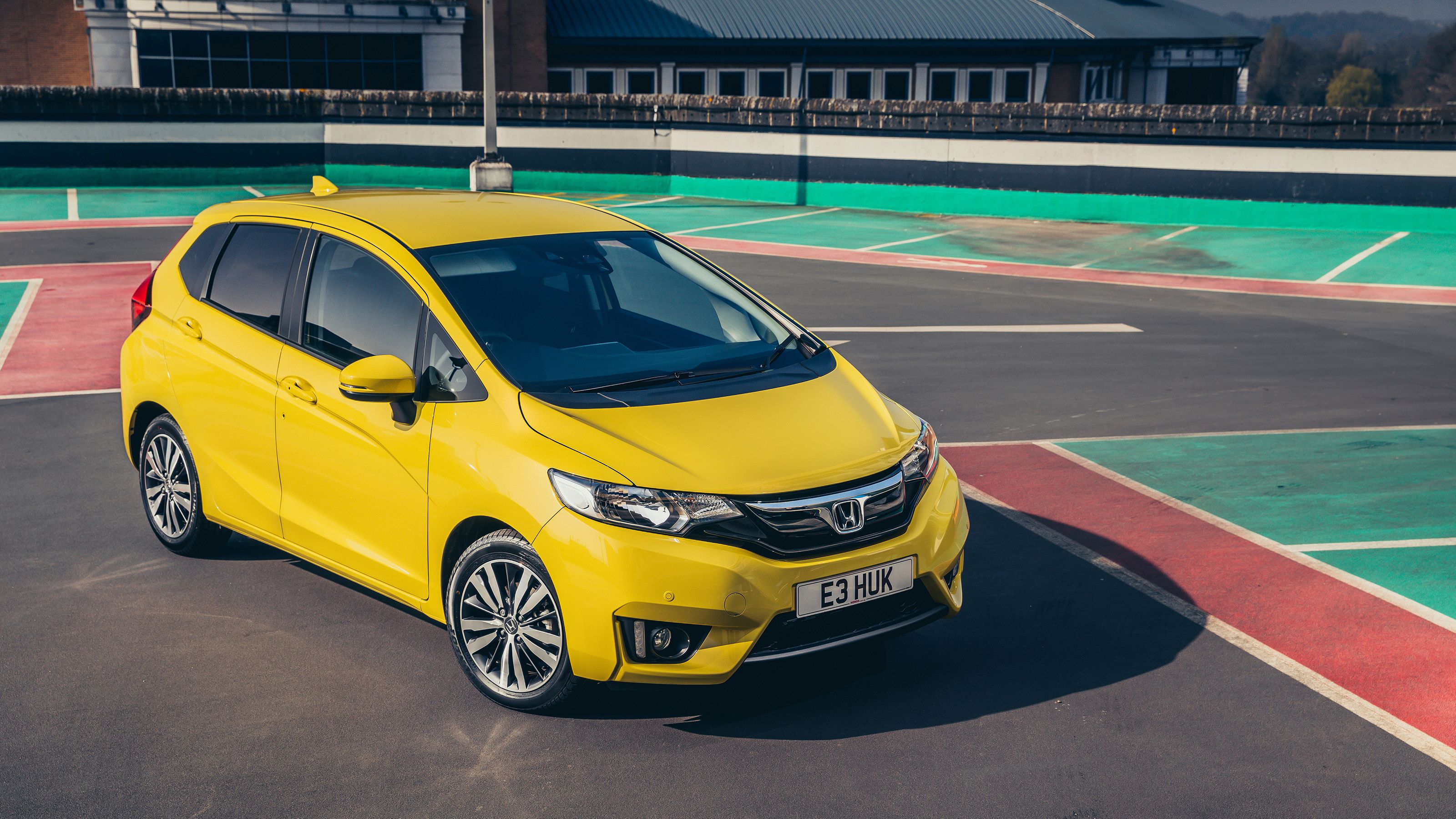 Old Honda Jazz front 3/4 static