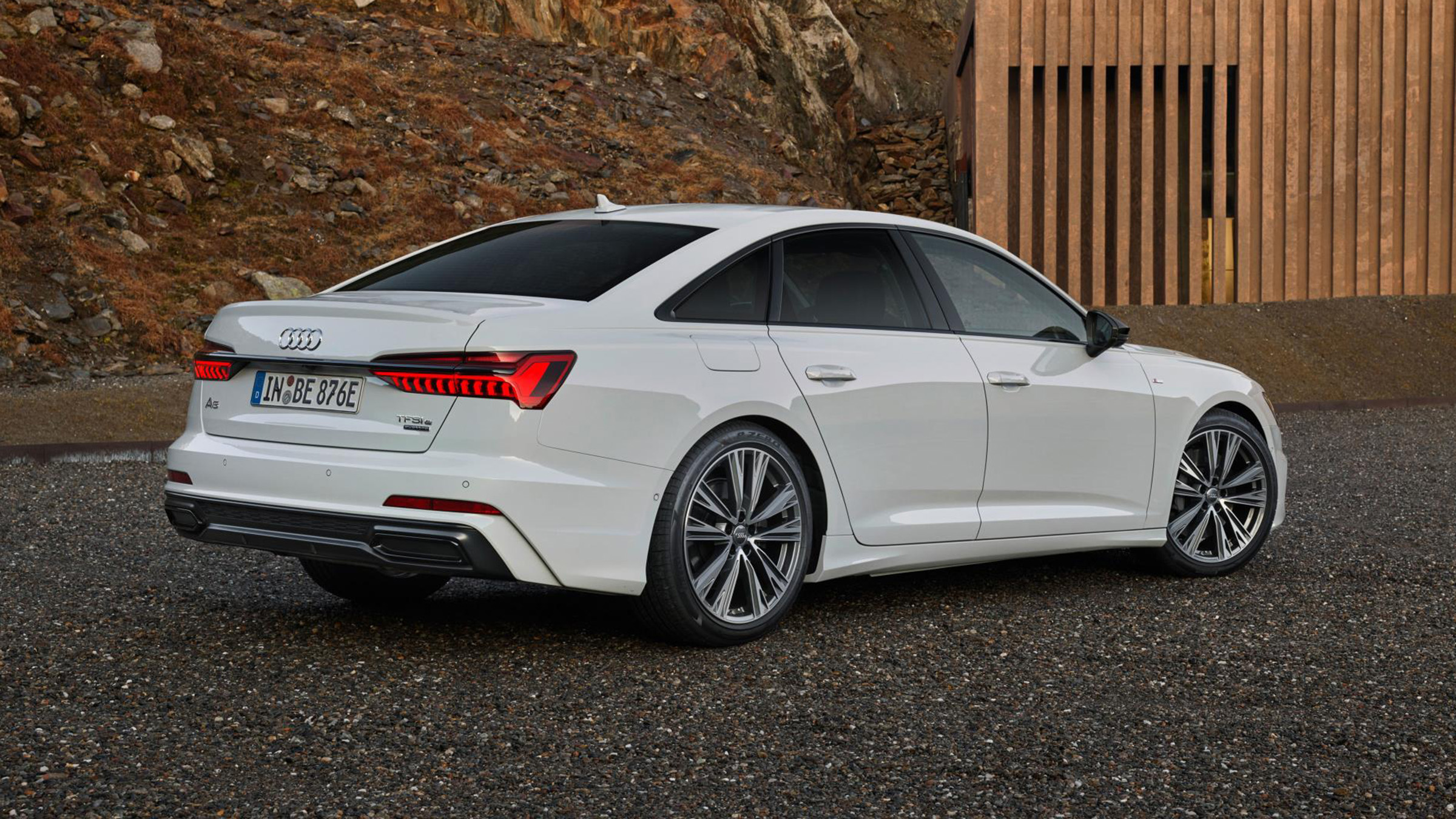Audi A6 50 TFSI e plug-in hybrid rear