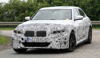 Electric BMW 3 Series in development - front