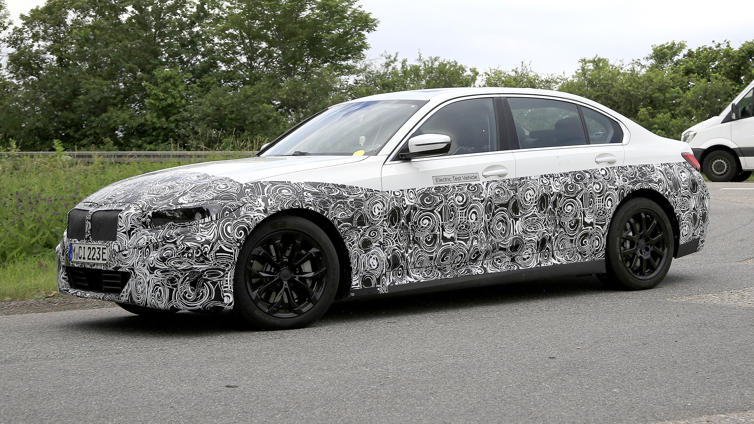 Electric BMW 3 Series prototype