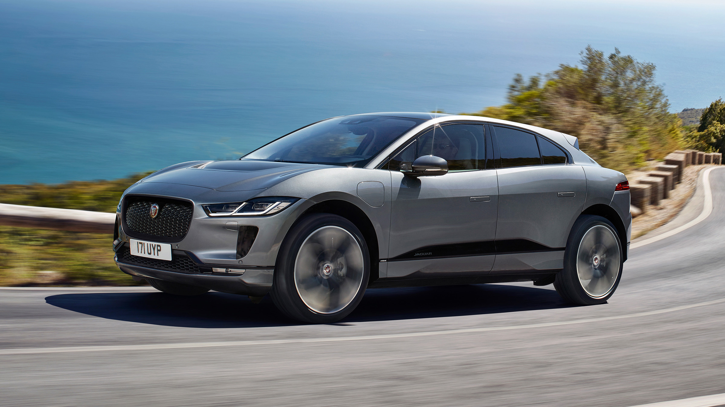 2020 Jaguar I-Pace - front 3/4 dynamic view