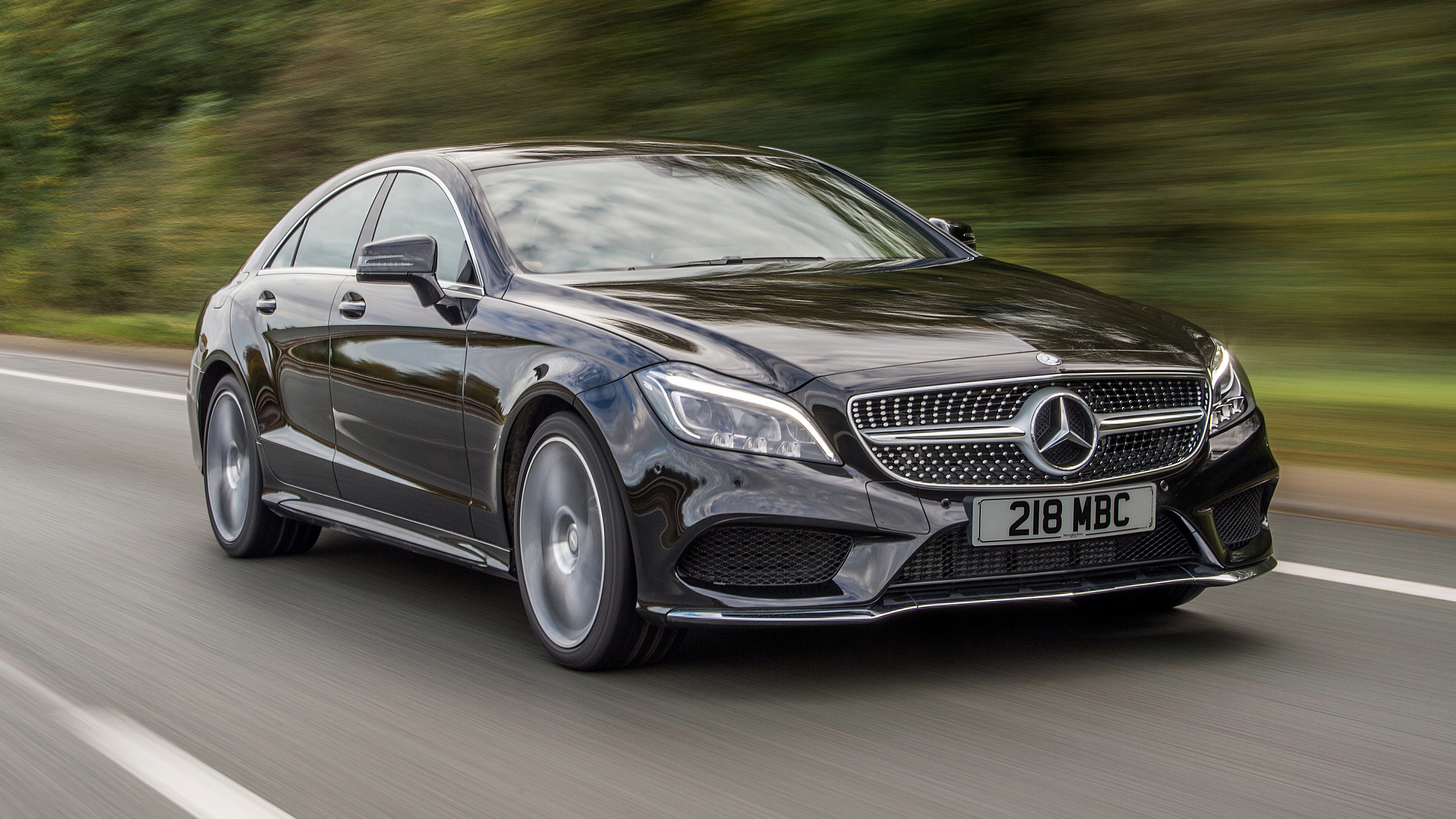 Mercedes CLS - front 3/4 driving 
