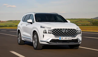 2020 Hyundai Santa Fe driving