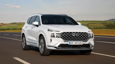 2020 Hyundai Santa Fe driving