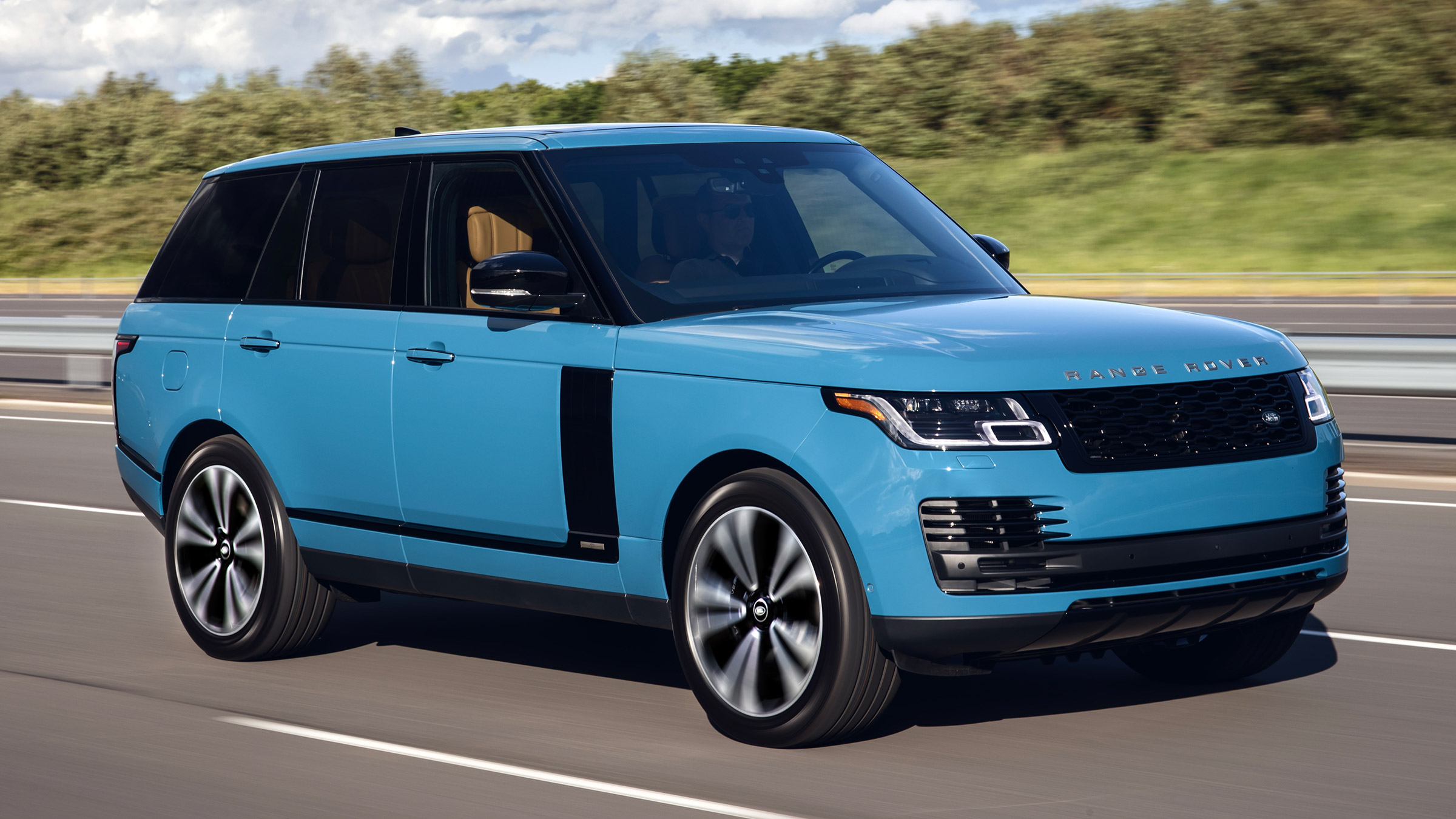 Range Rover Fifty driving
