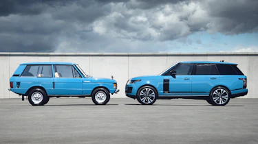 Range Rover Fifty and original Range Rover - side-by-side comparison
