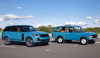 Range Rover Fifty and original Range Rover