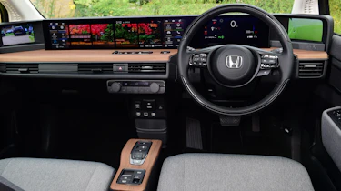 Honda e hatchback interior