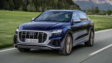 Audi SQ8 driving