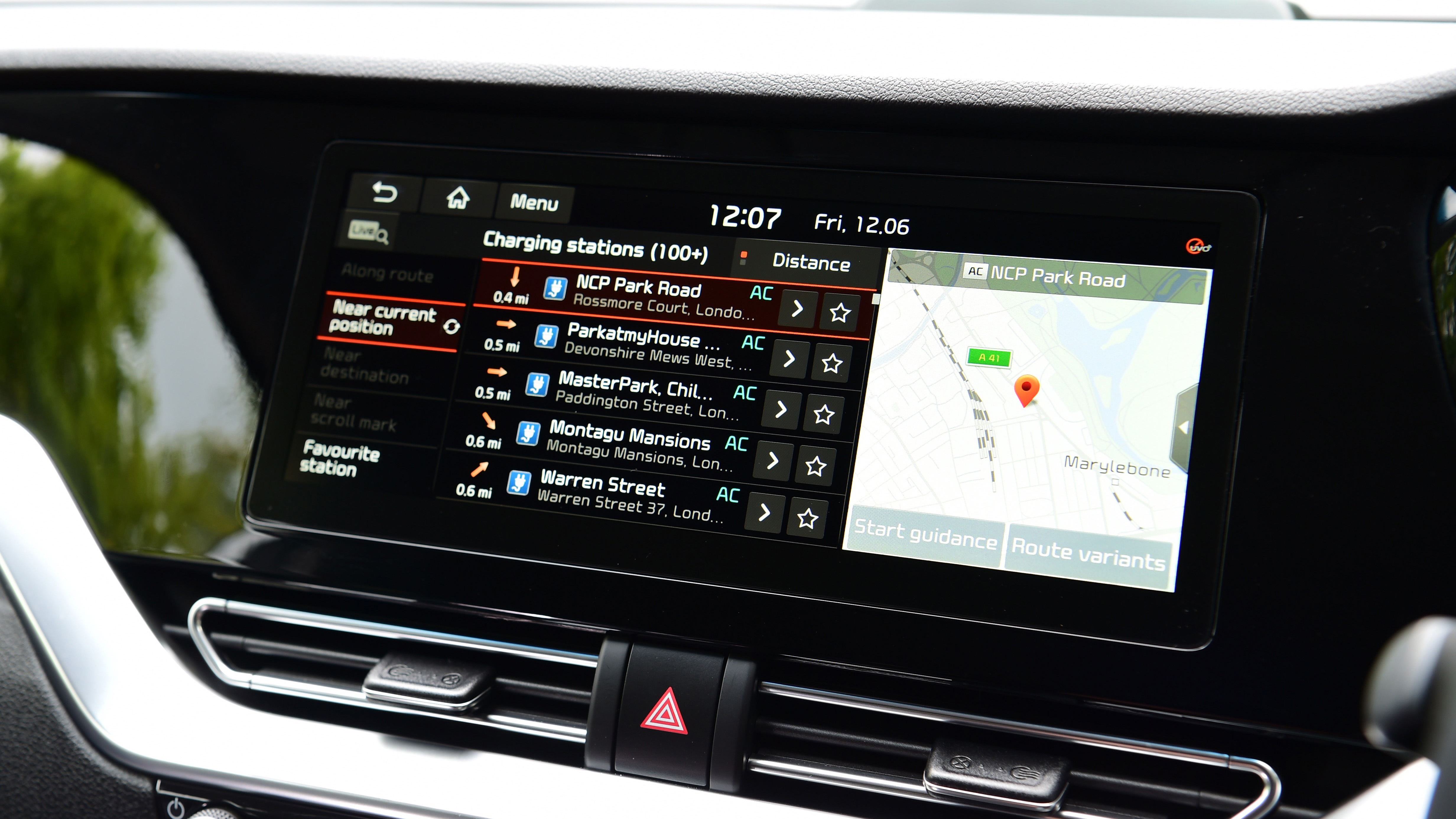 Kia e-Niro - infotainment screen
