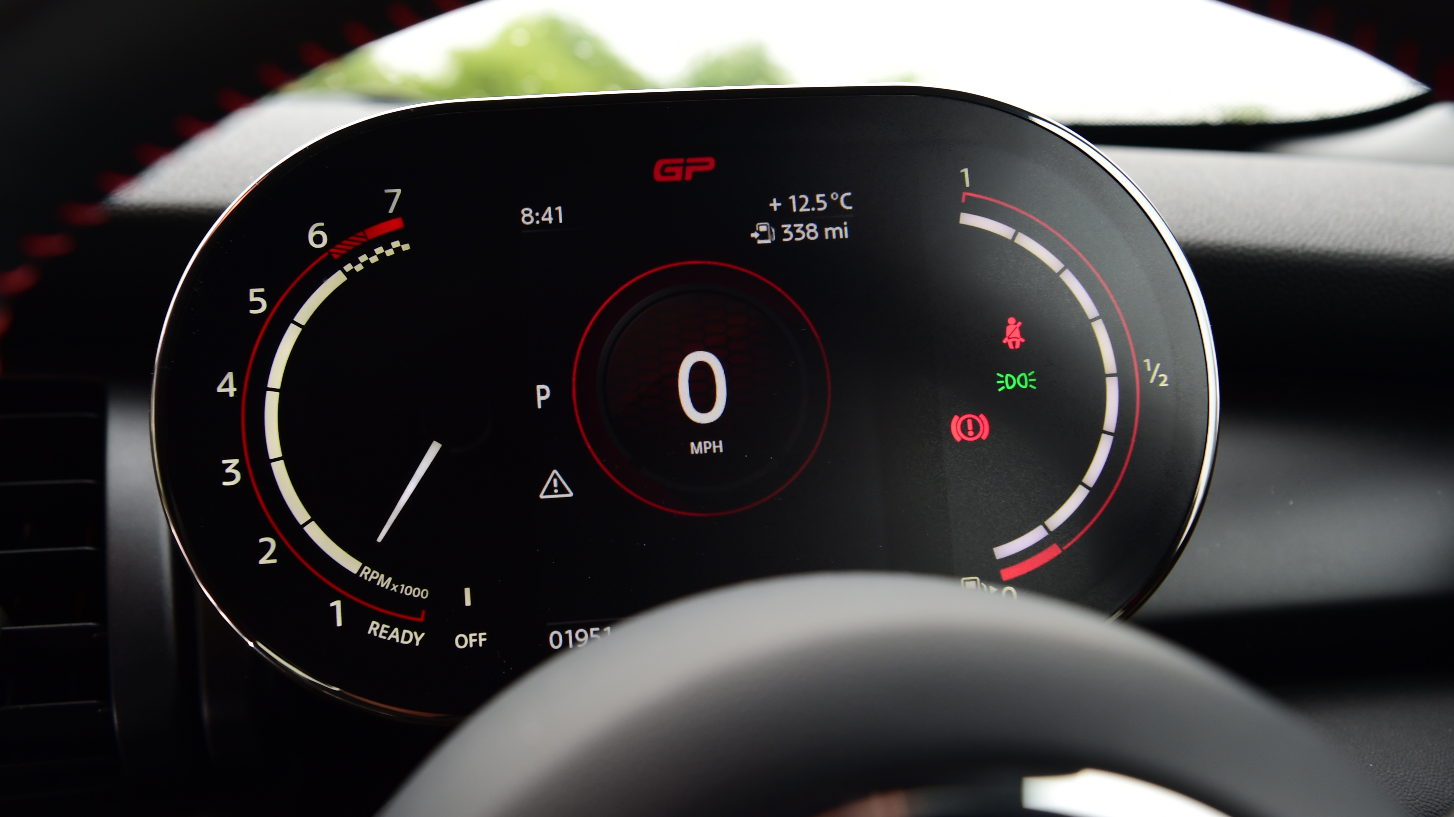 MINI JCW GP - digital dial cluster