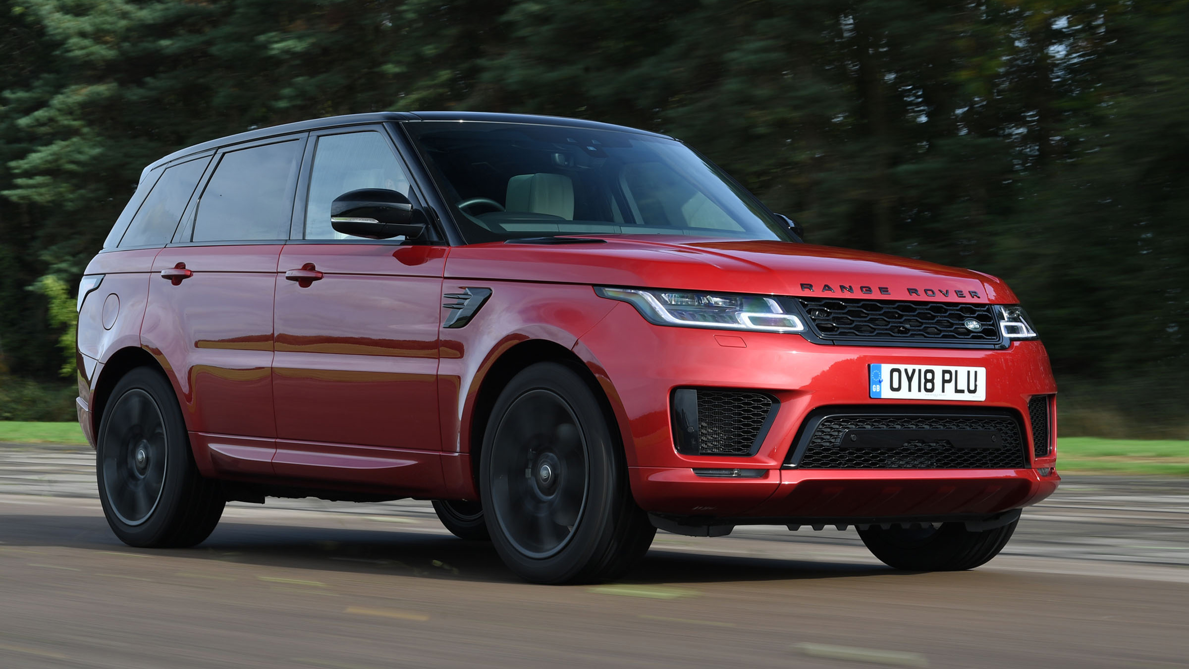 Range Rover Sport driving