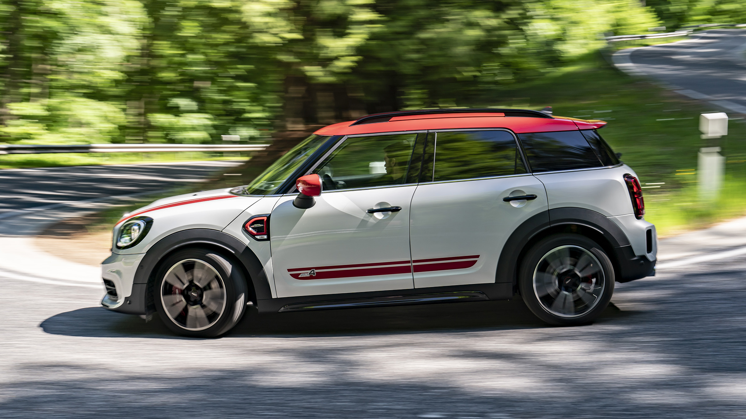 2020 MINI Countryman John Cooper Works cornering - side view