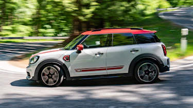 2020 MINI Countryman John Cooper Works cornering - side view