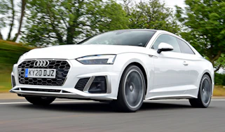 Audi A5 Coupe front 3/4 tracking