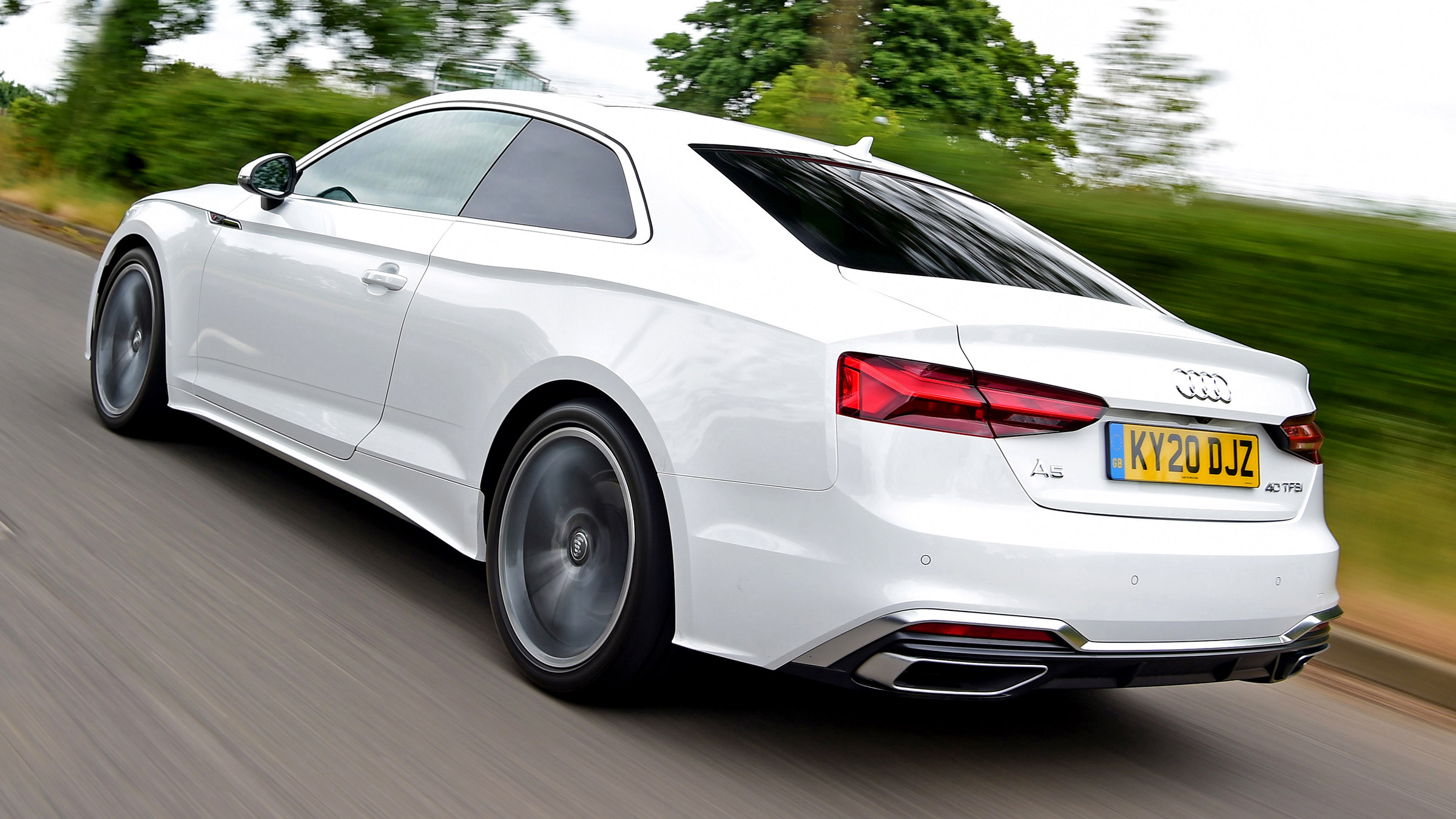 Audi A5 Coupe rear 3/4 tracking