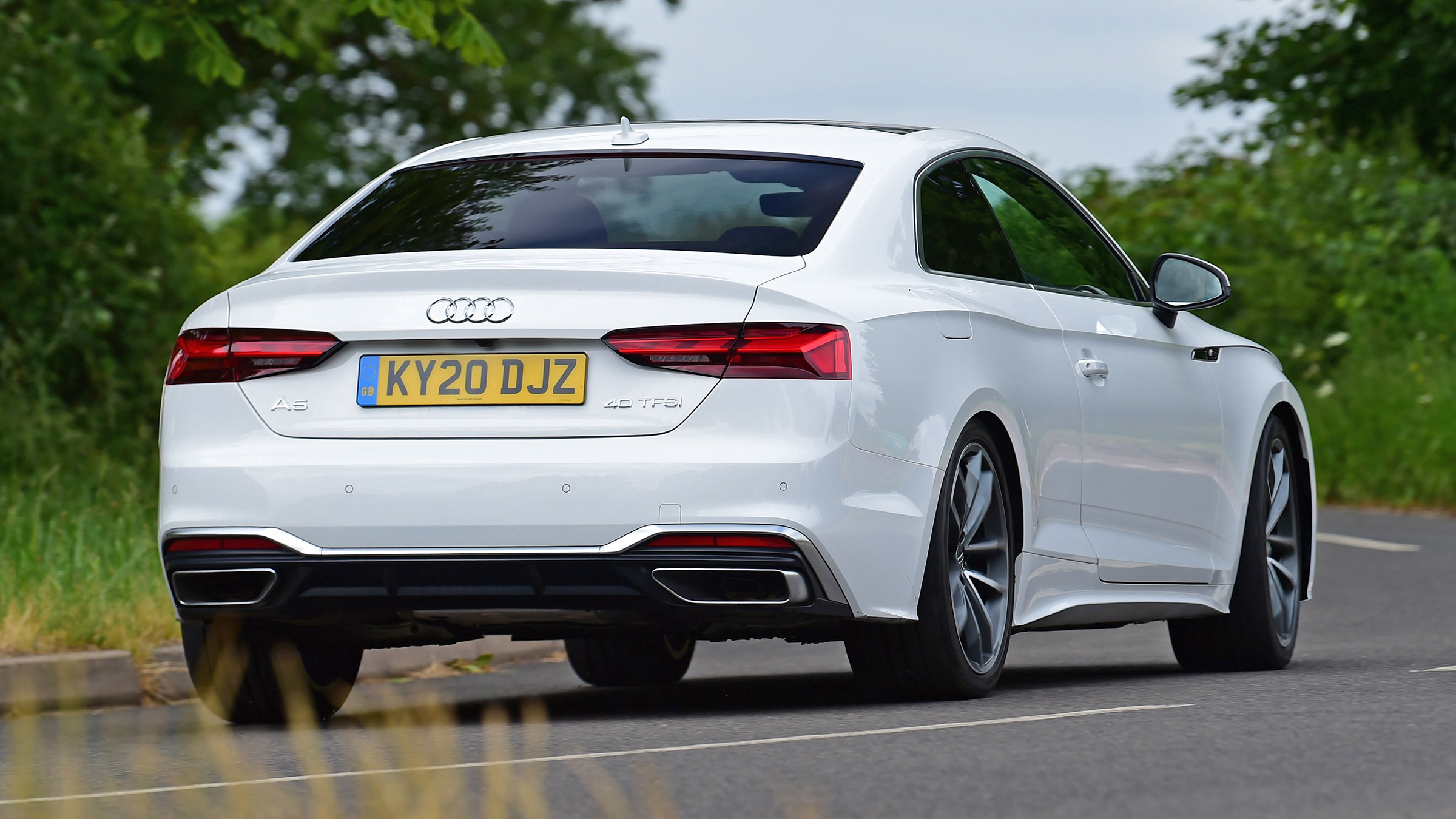 Audi A5 Coupe rear cornering