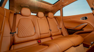 Aston Martin DBX SUV rear seats