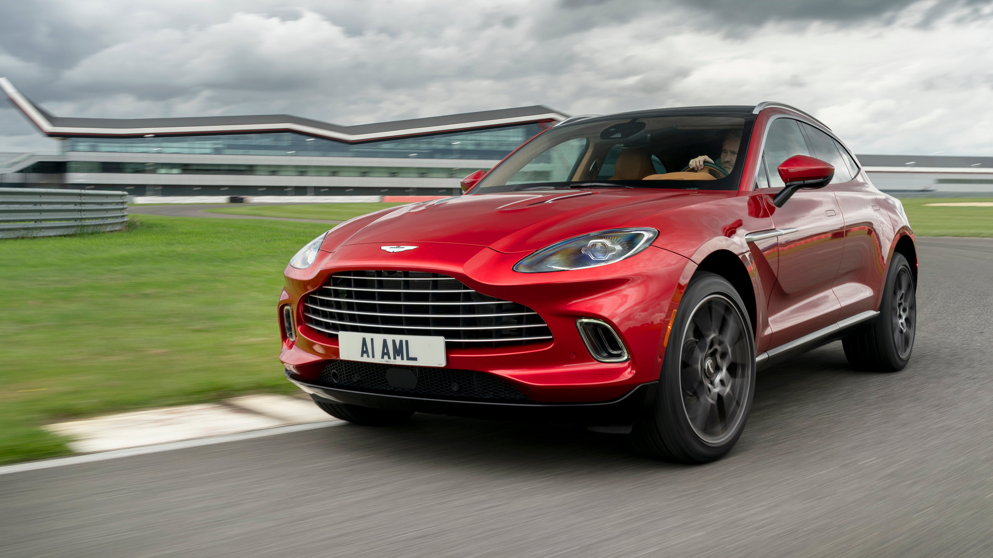 Aston Martin DBX SUV track cornering