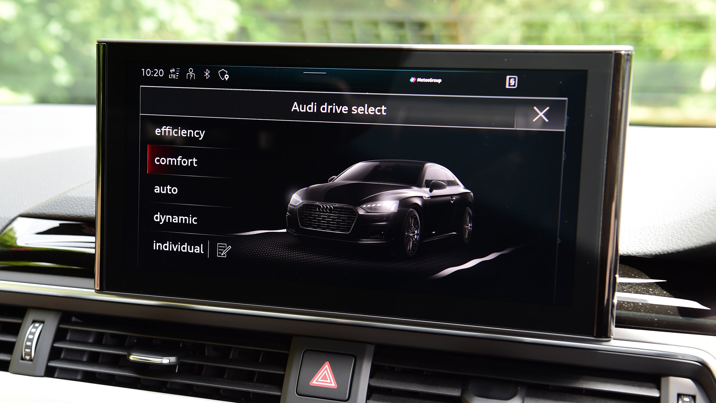 Audi A5 Coupe infotainment display