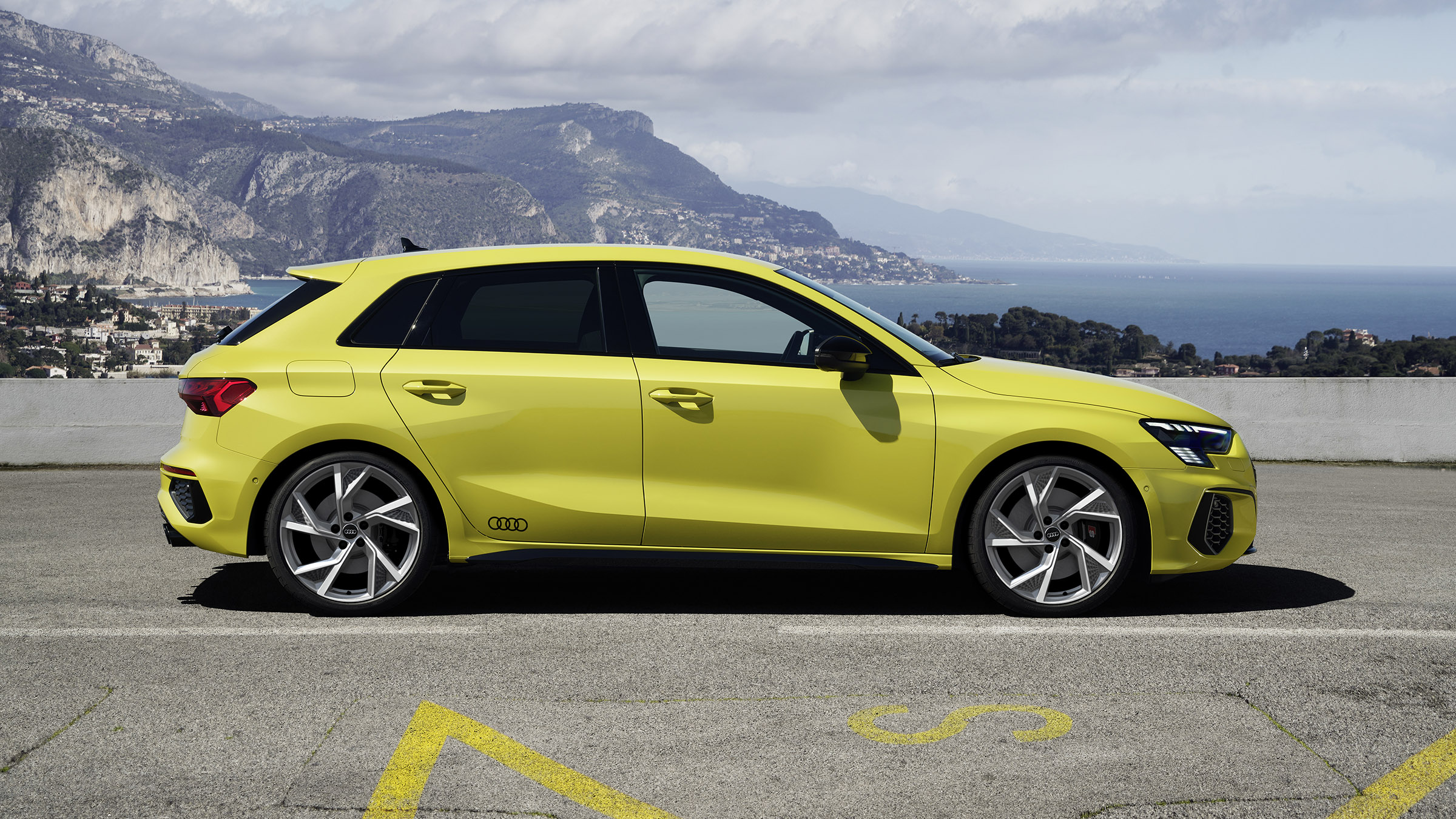 2020 Audi S3 Sportback side view