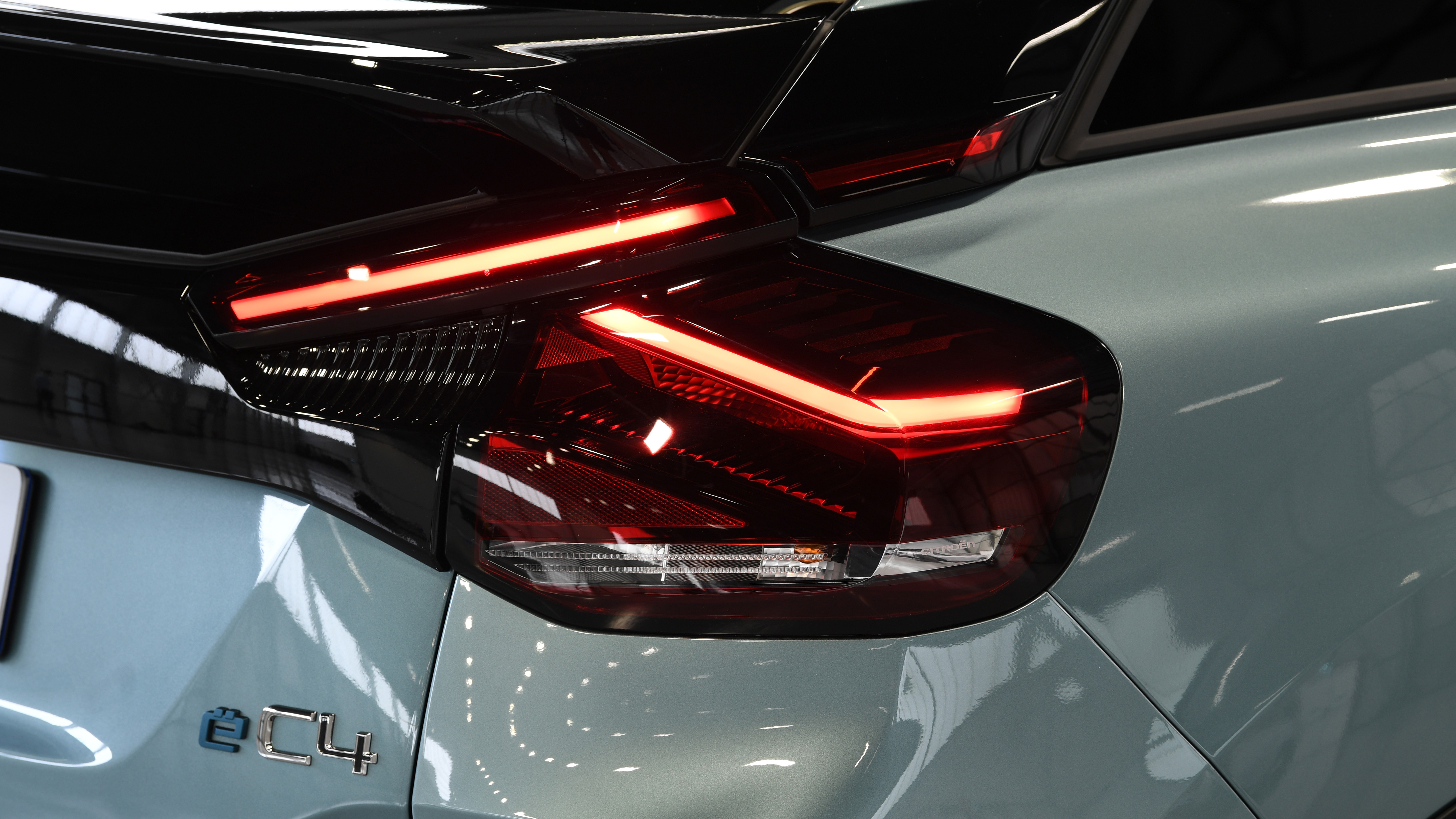 2021 Citroen e-C4 - rear lights close-up 