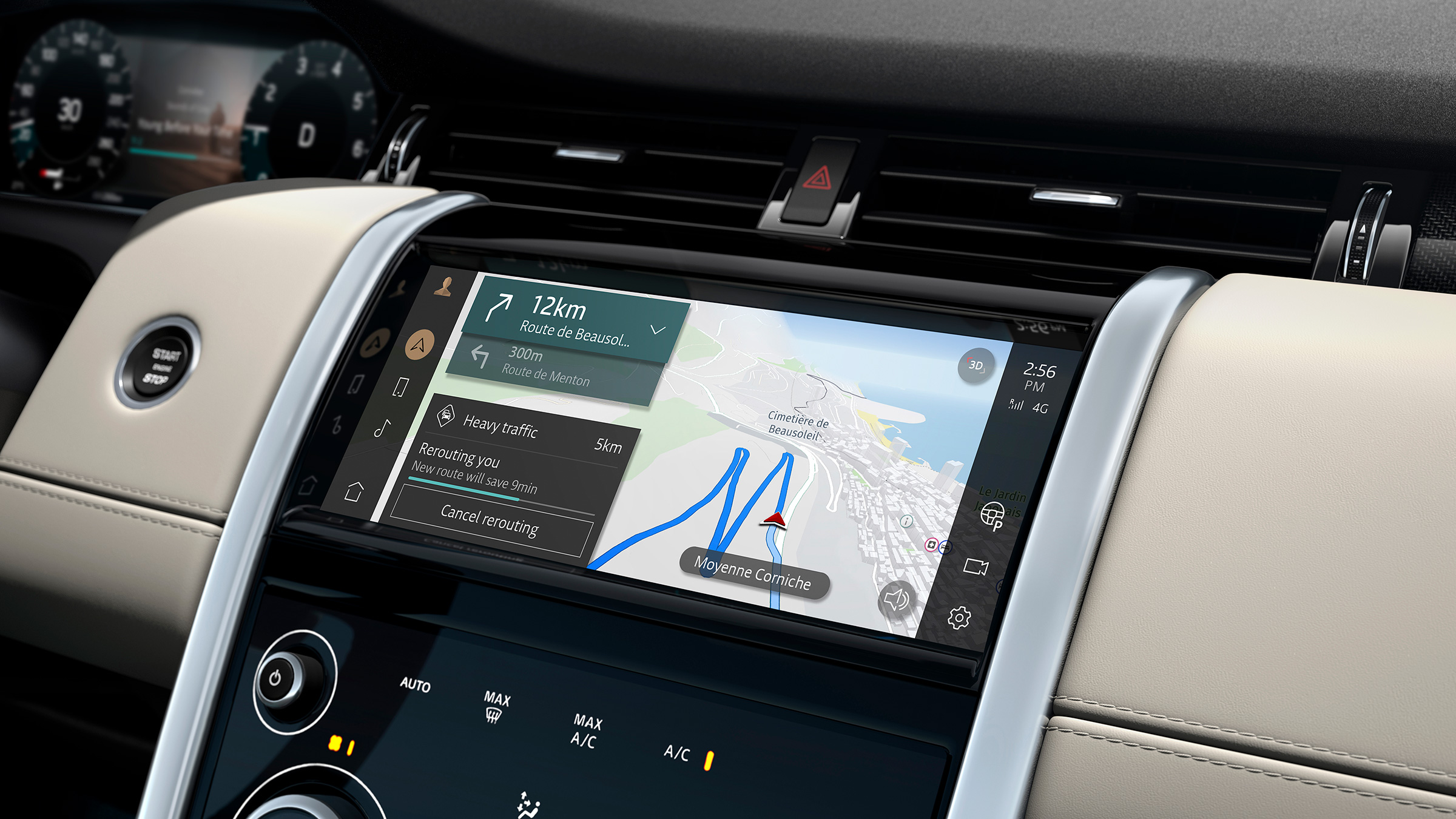 2020 Land Rover Discovery Sport screen - navigation