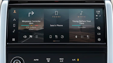 2020 Land Rover Discovery Sport screen - layout