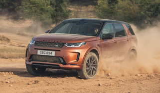 2020 Land Rover Discovery Sport Black off-roading