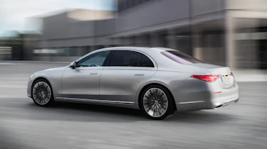 2020 Mercedes S-Class - rear 3/4 view dynamic